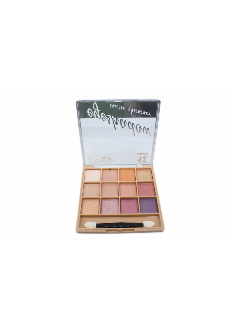 Paleta farduri de ochi -  Eyeshadow Matte Shimmer - 12 culori - 01