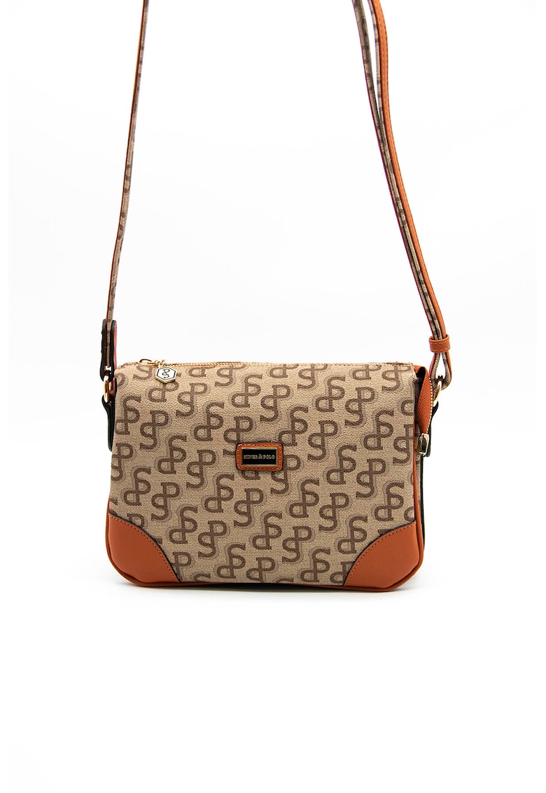 SilverPolo Чанта от еко кожа с лого за Жени SilverPolo Чанта от еко кожа с лого за Жени