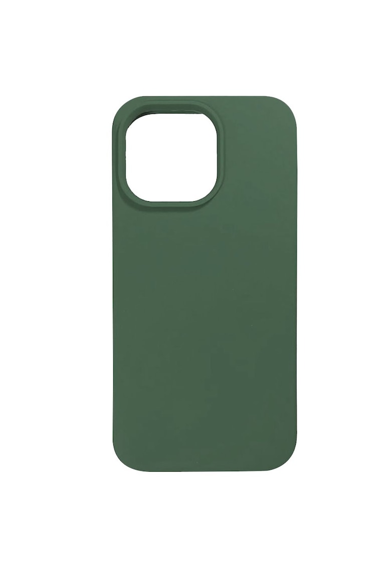 Husa de protectie Liquid Silicon MagCharge pentru iPhone 14 Pro - Verde