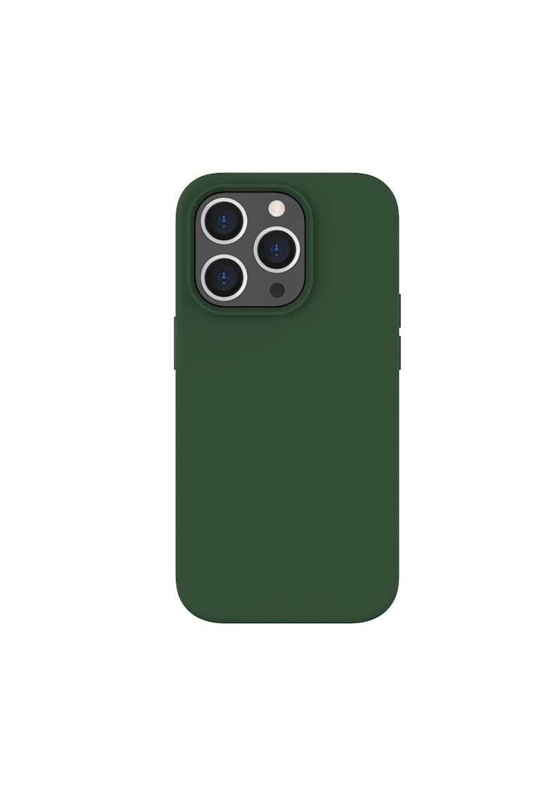 Husa de protectie Liquid Silicon MagCharge pentru iPhone 14 Pro Max - Verde
