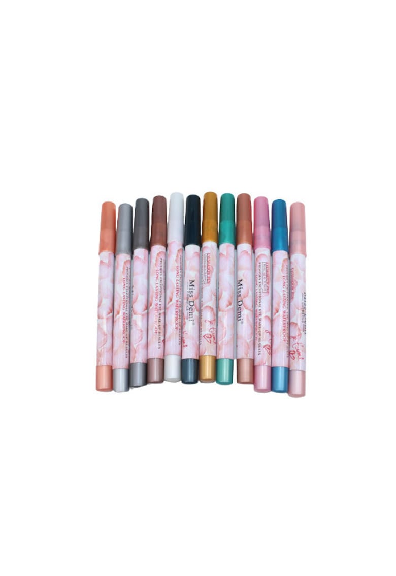 Set 12 creioane ochi waterproof - Je T'aime