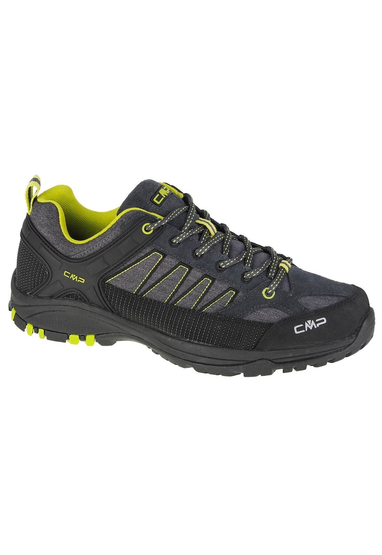 Cmp Pantofi de drumetie pentru barbati - Piele & Stofa - Gri - 68785