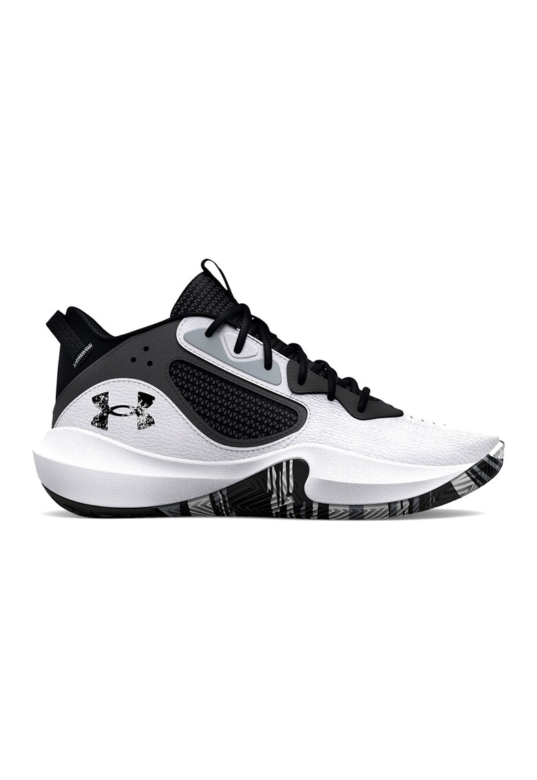 Under Armour Баскетболни обувки Lockdown 6 от кожа с мрежа за Момичета Under Armour Баскетболни обувки Lockdown 6 от кожа с мрежа за Момичета