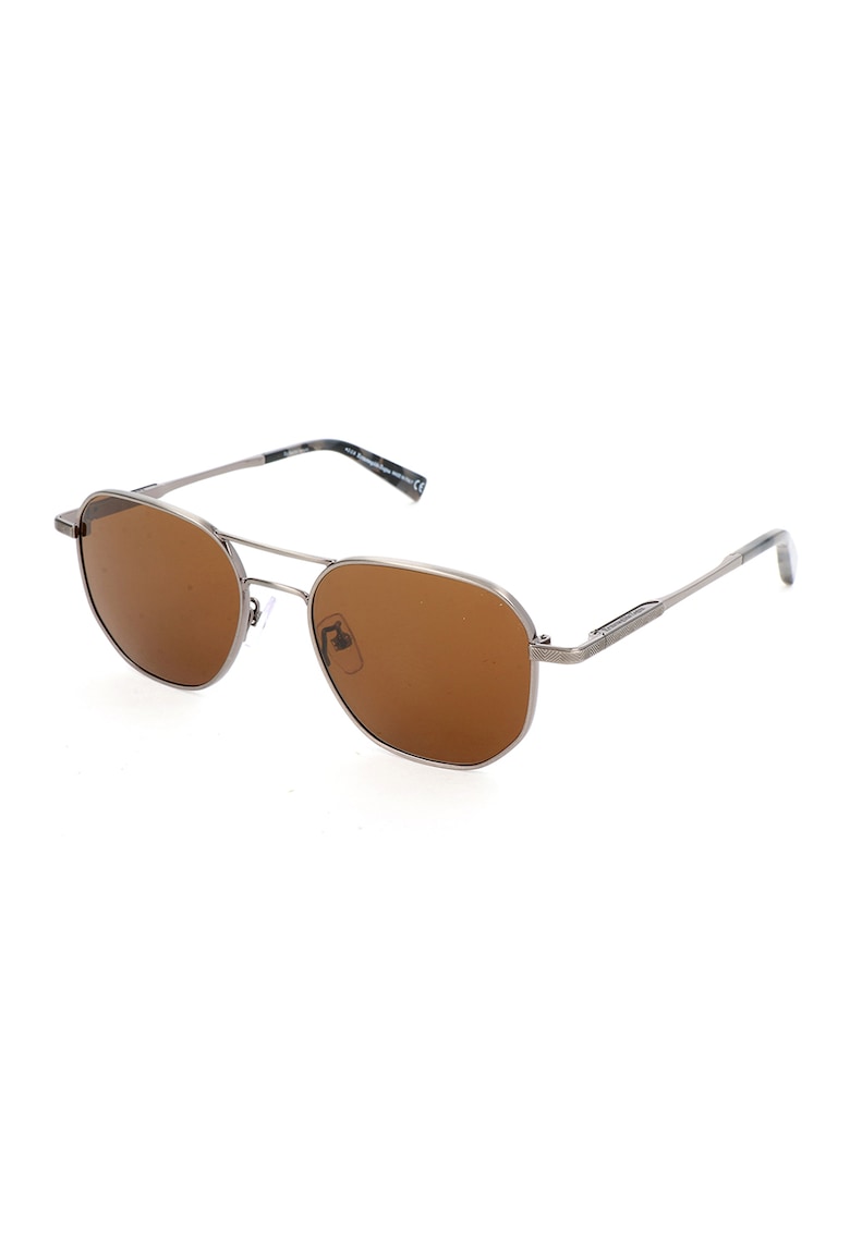 Ochelari de soare aviator cu rama metalica