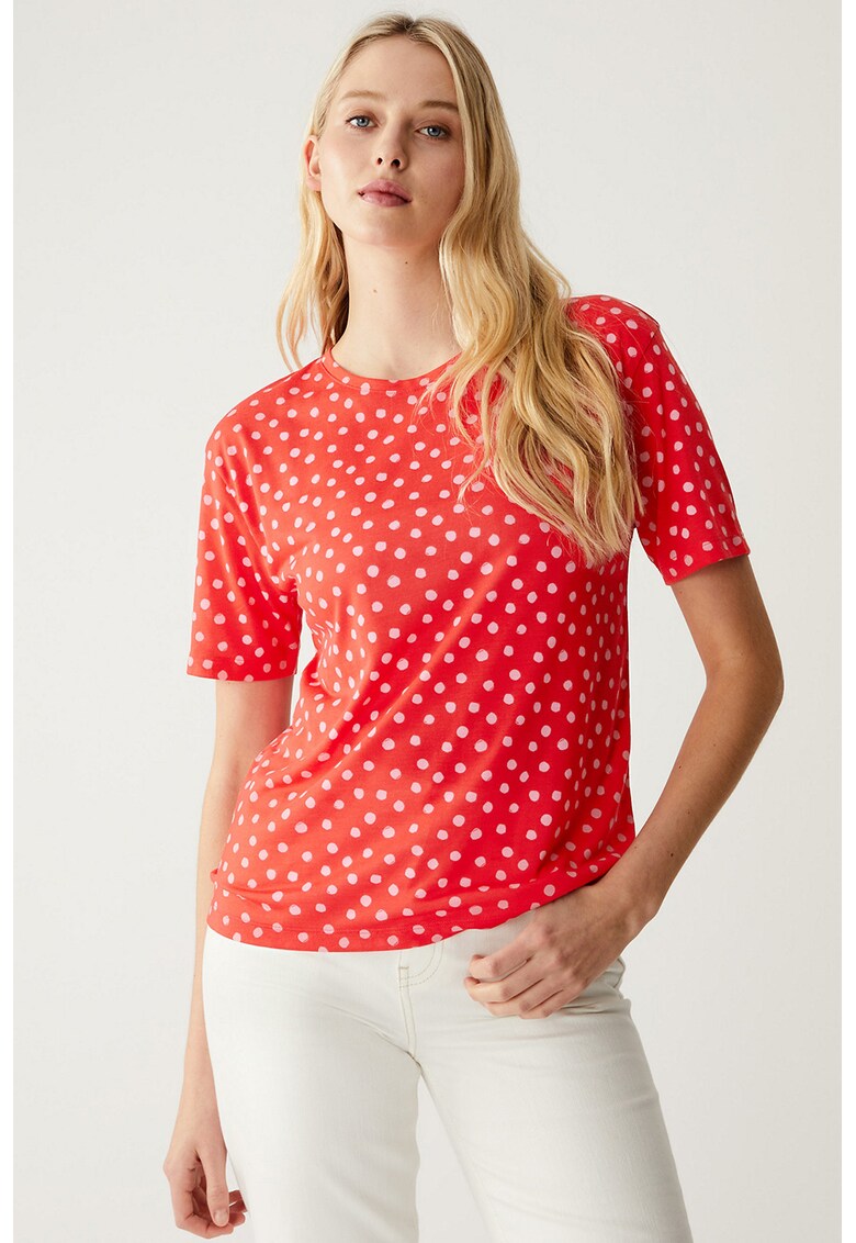 Tricou relaxed fit cu imprimeu