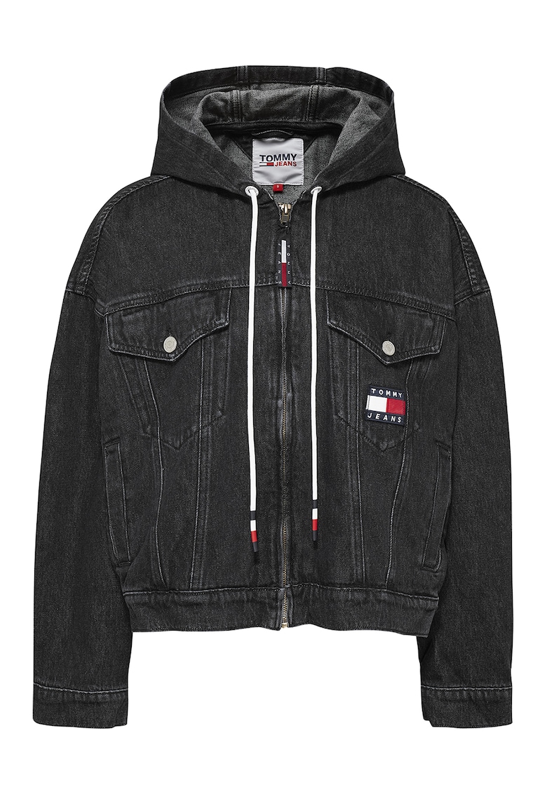 Tommy Jeans Яке от деним с бродирано лого за Жени Tommy Jeans Яке от деним с бродирано лого за Жени