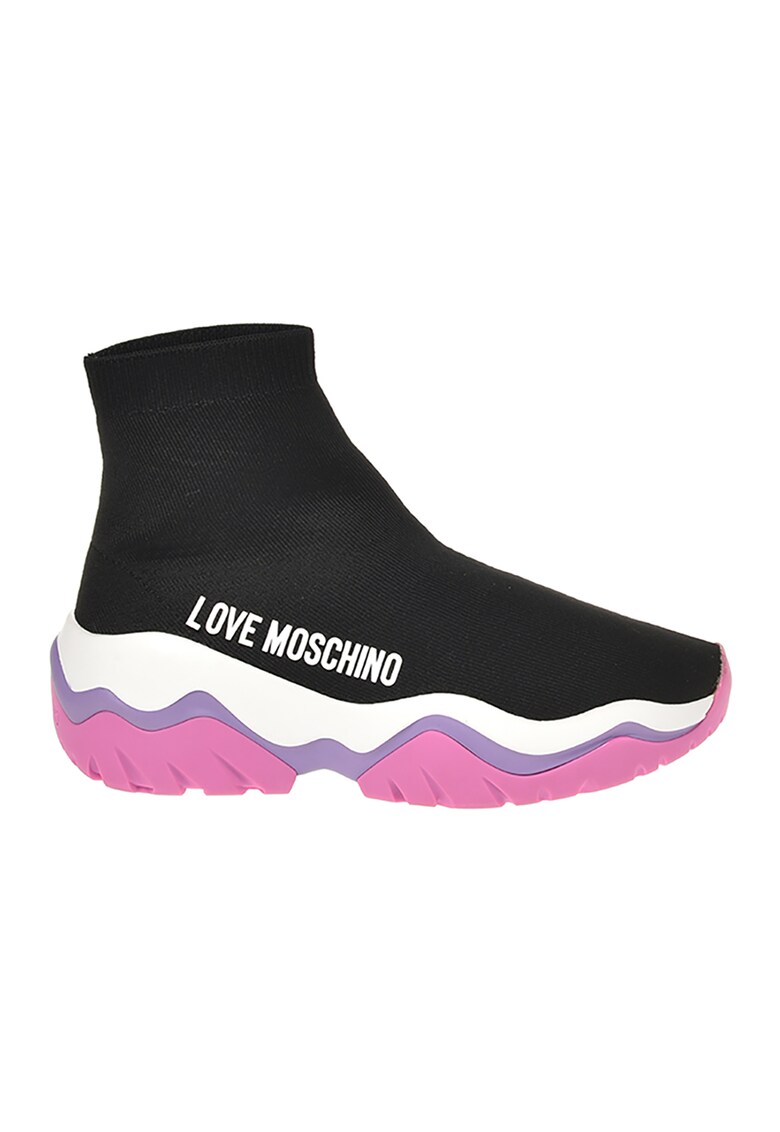Love Moschino Спортни обувки с лого встрани за Жени Love Moschino Спортни обувки с лого встрани за Жени