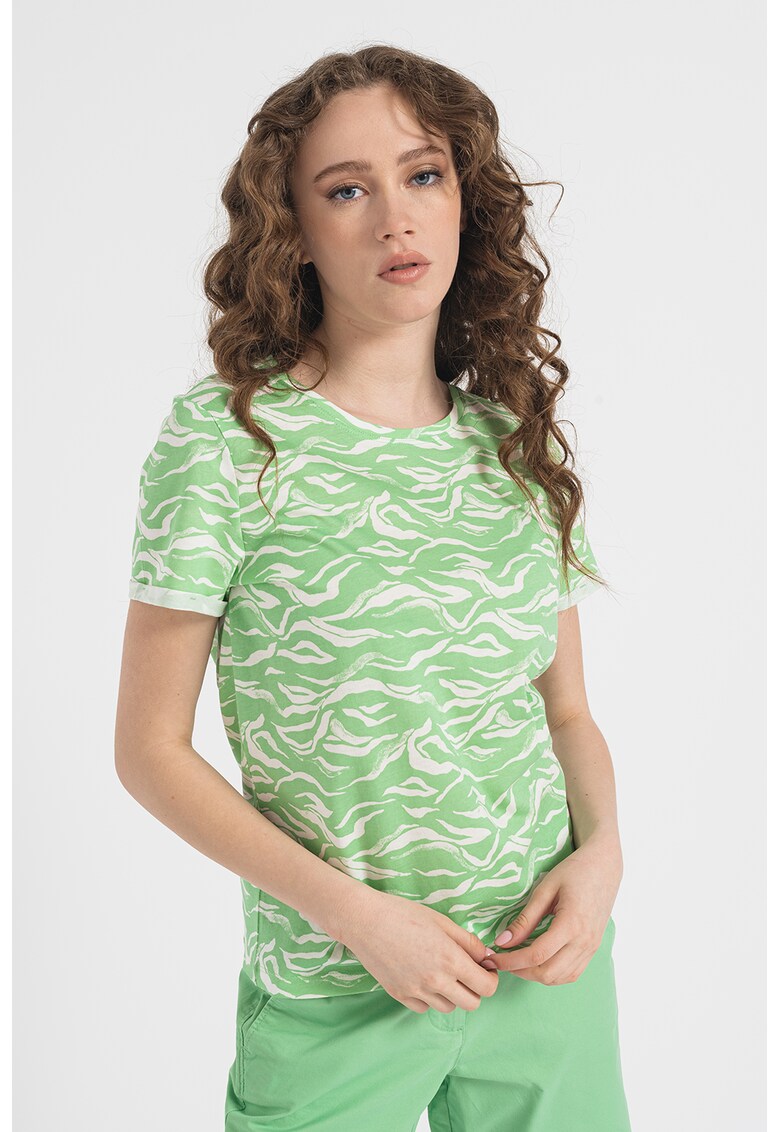 Tricou de bumbac cu imprimeu grafic