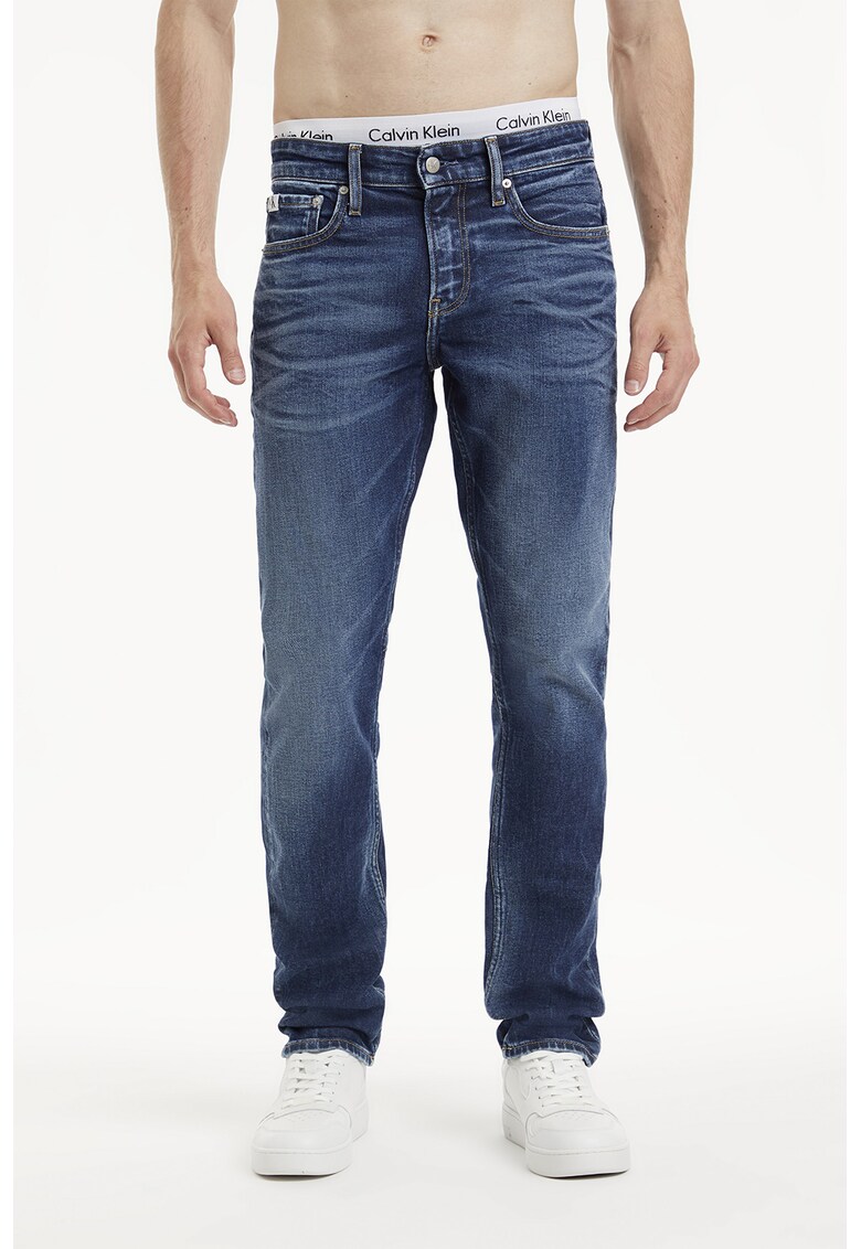 CALVIN KLEIN JEANS Дънки по тялото със захабен ефект за Мъже CALVIN KLEIN JEANS Дънки по тялото със захабен ефект за Мъже
