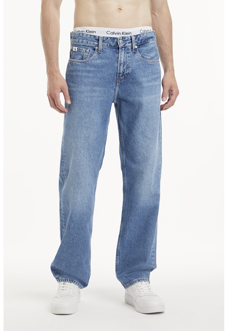 CALVIN KLEIN JEANS Дънки със захабен ефект за Мъже CALVIN KLEIN JEANS Дънки със захабен ефект за Мъже