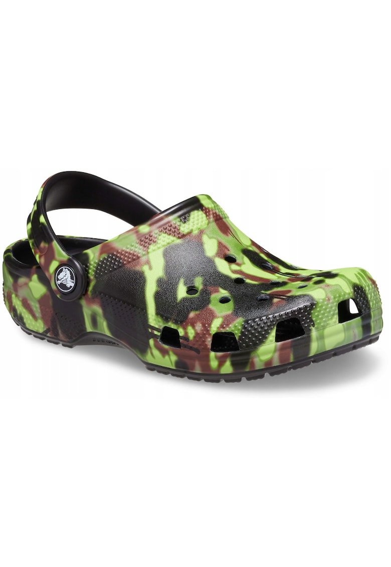 Saboti Copii - Kids Classic Spray Camo Clog - Negru