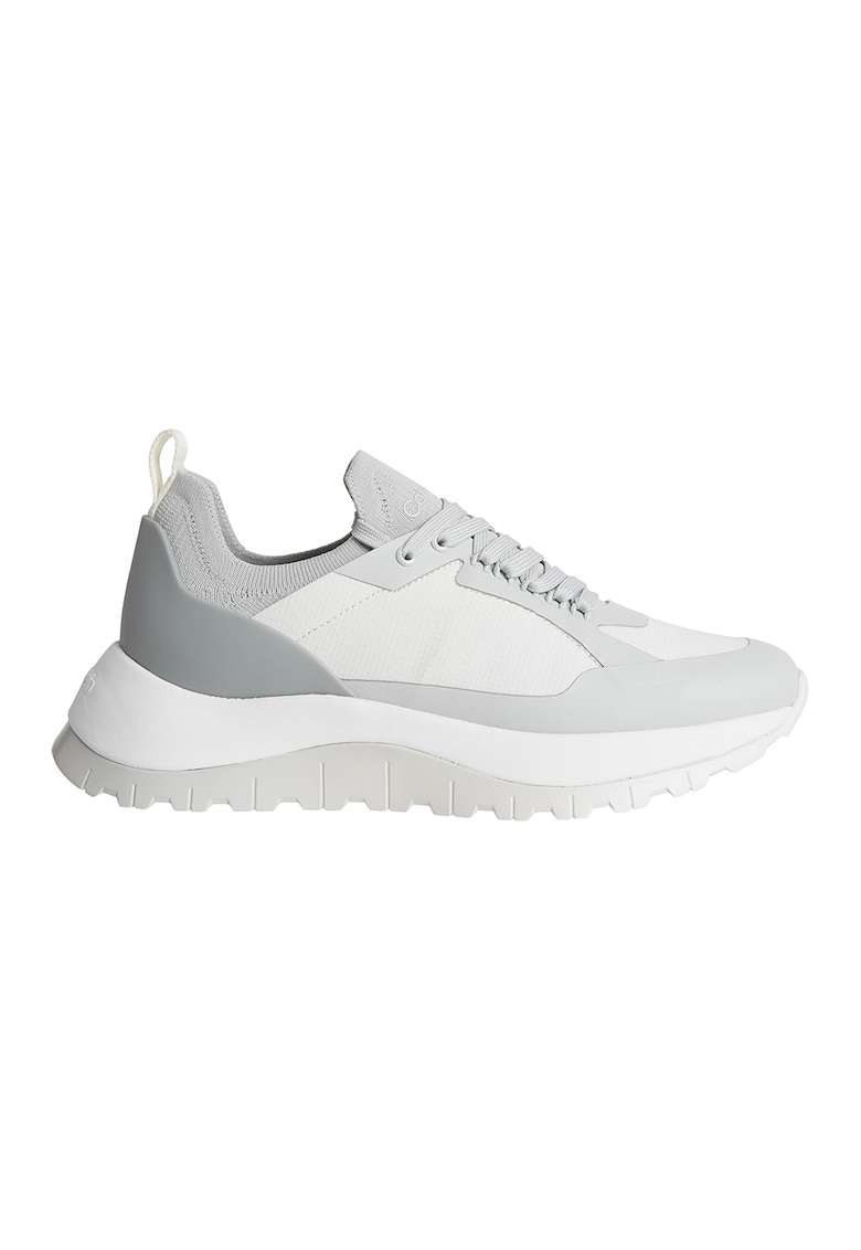 CALVIN KLEIN Спортни обувки Runner с еко кожа и текстил за Жени CALVIN KLEIN Спортни обувки Runner с еко кожа и текстил за Жени