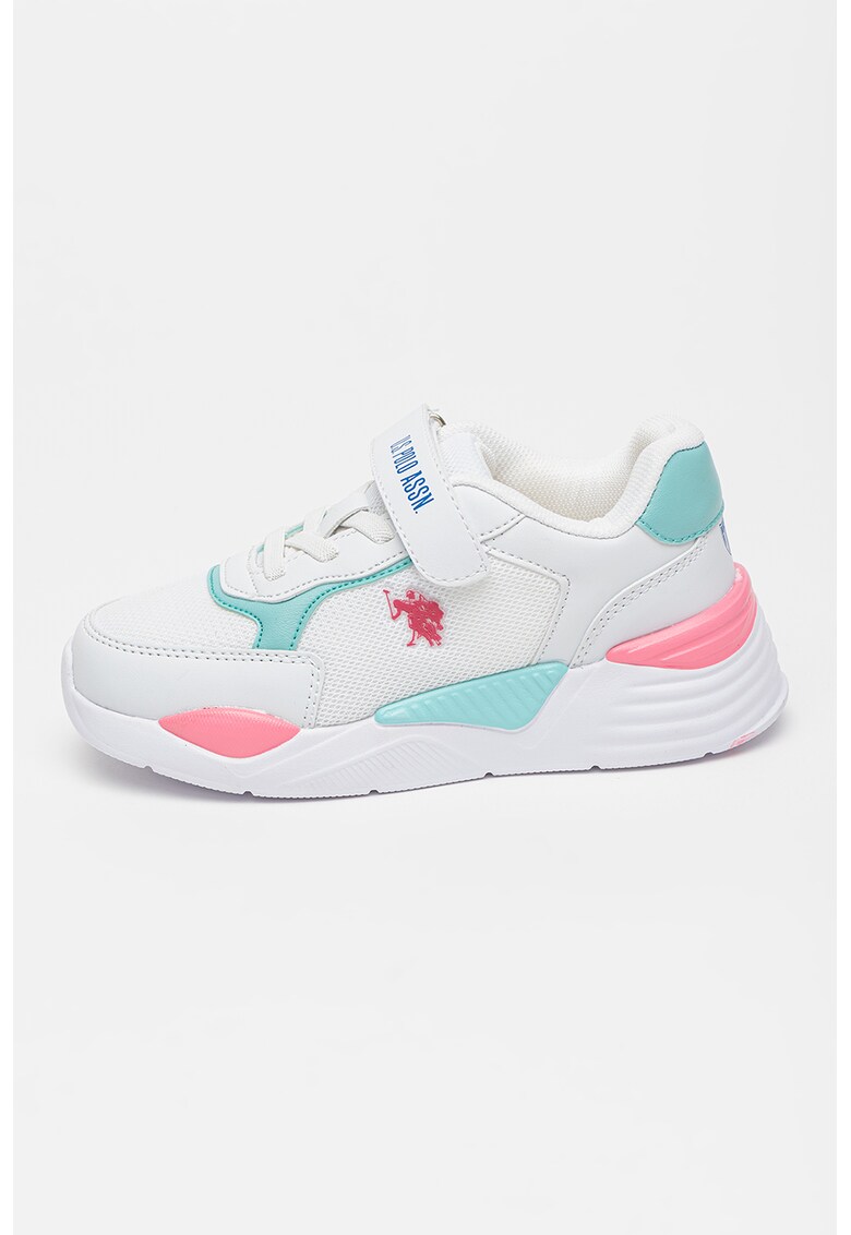 Pantofi sport cu model colorblock si garnituri de plasa Apron