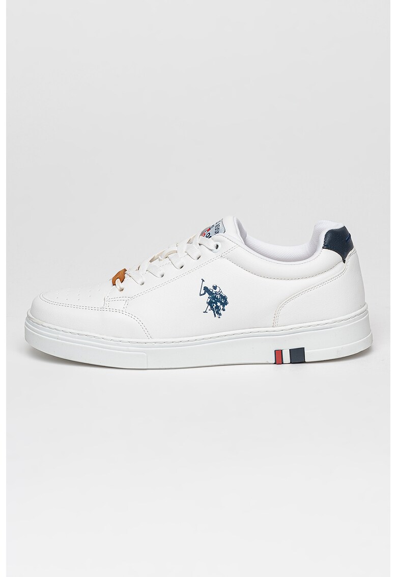 US Polo Assn Спортни обувки Noah от еко кожа с лого за Мъже US Polo Assn Спортни обувки Noah от еко кожа с лого за Мъже