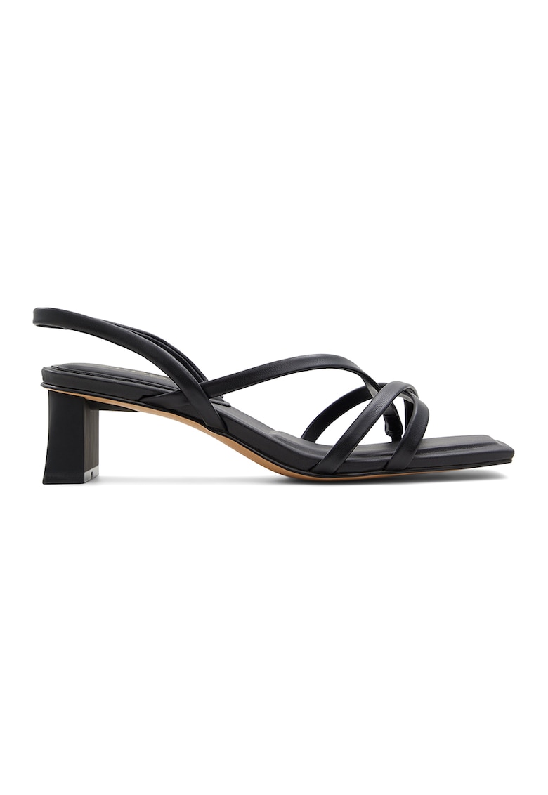 Sandale slingback de piele ecologica Minima