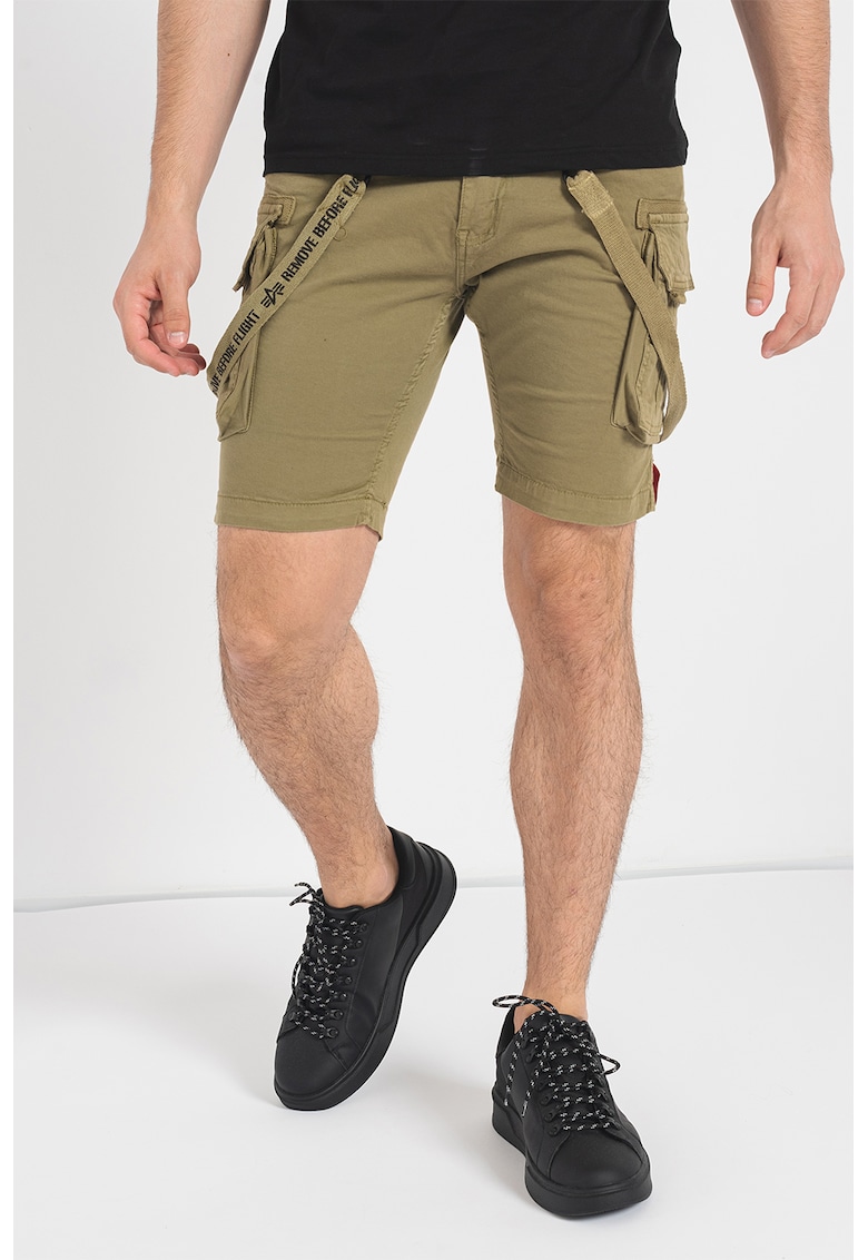 ALPHA INDUSTRIES Къс панталон карго с отделящи се тиранти за Мъже ALPHA INDUSTRIES Къс панталон карго с отделящи се тиранти за Мъже