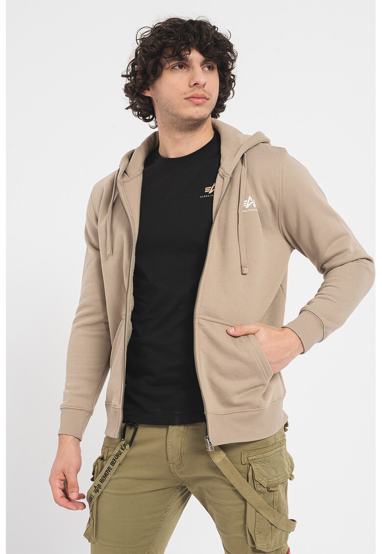 ALPHA INDUSTRIES Худи с цип и скосени джобове за Мъже ALPHA INDUSTRIES Худи с цип и скосени джобове за Мъже