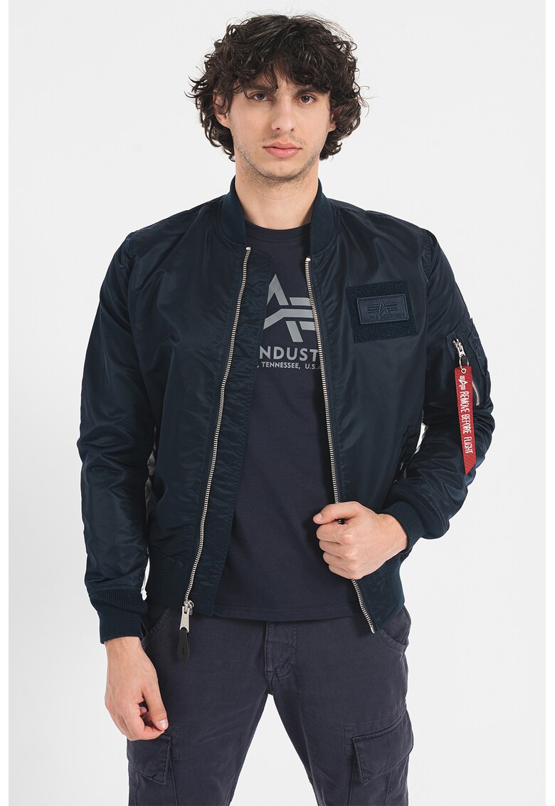 ALPHA INDUSTRIES Яке бомбър с лого за Мъже ALPHA INDUSTRIES Яке бомбър с лого за Мъже