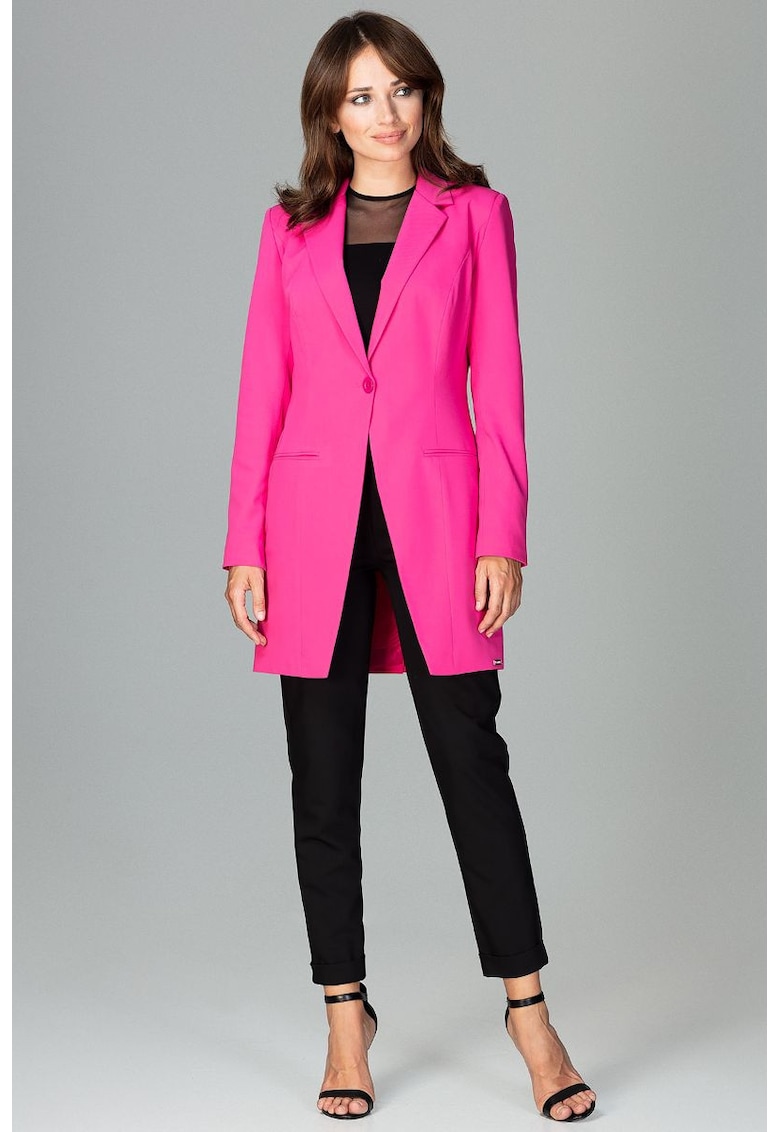 Sacou lung dama -  Javonte - Roz