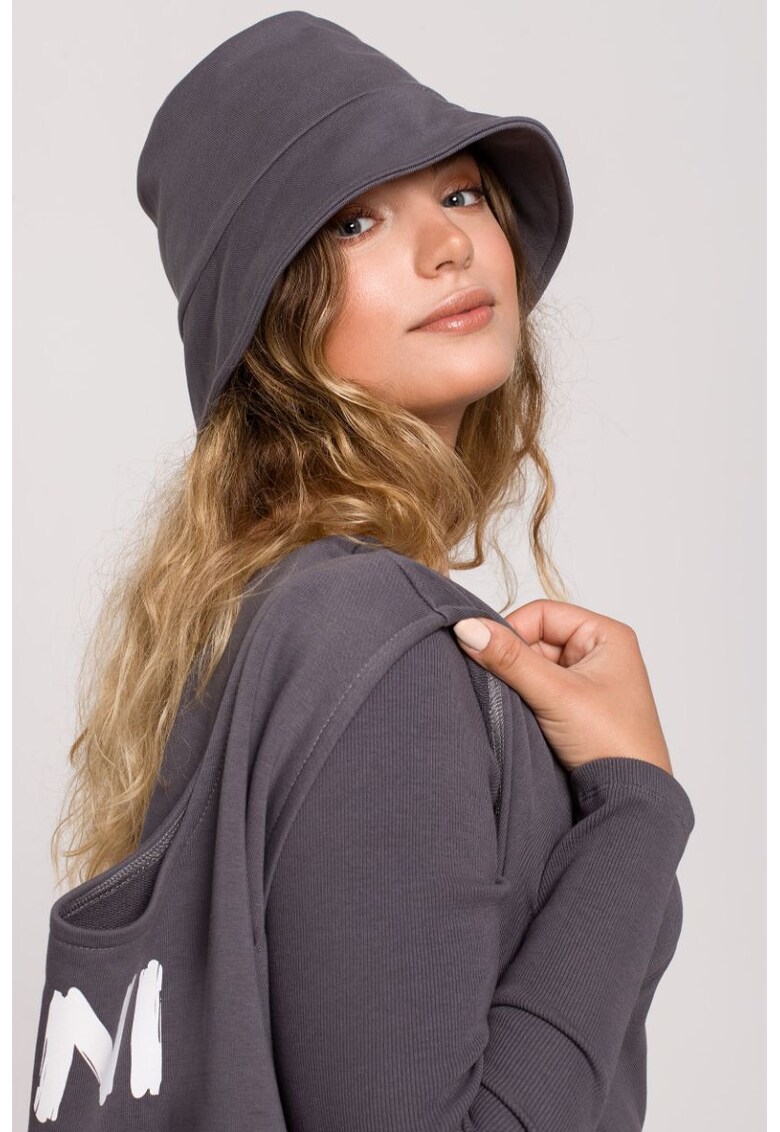 Palarie de dama - Bumbac - Universal - Gri