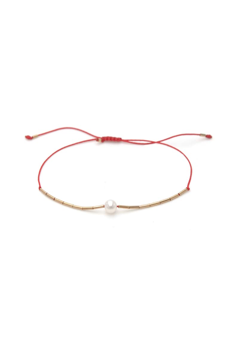 Bratara ajustabila din aur filat de 14K/20 cu perla