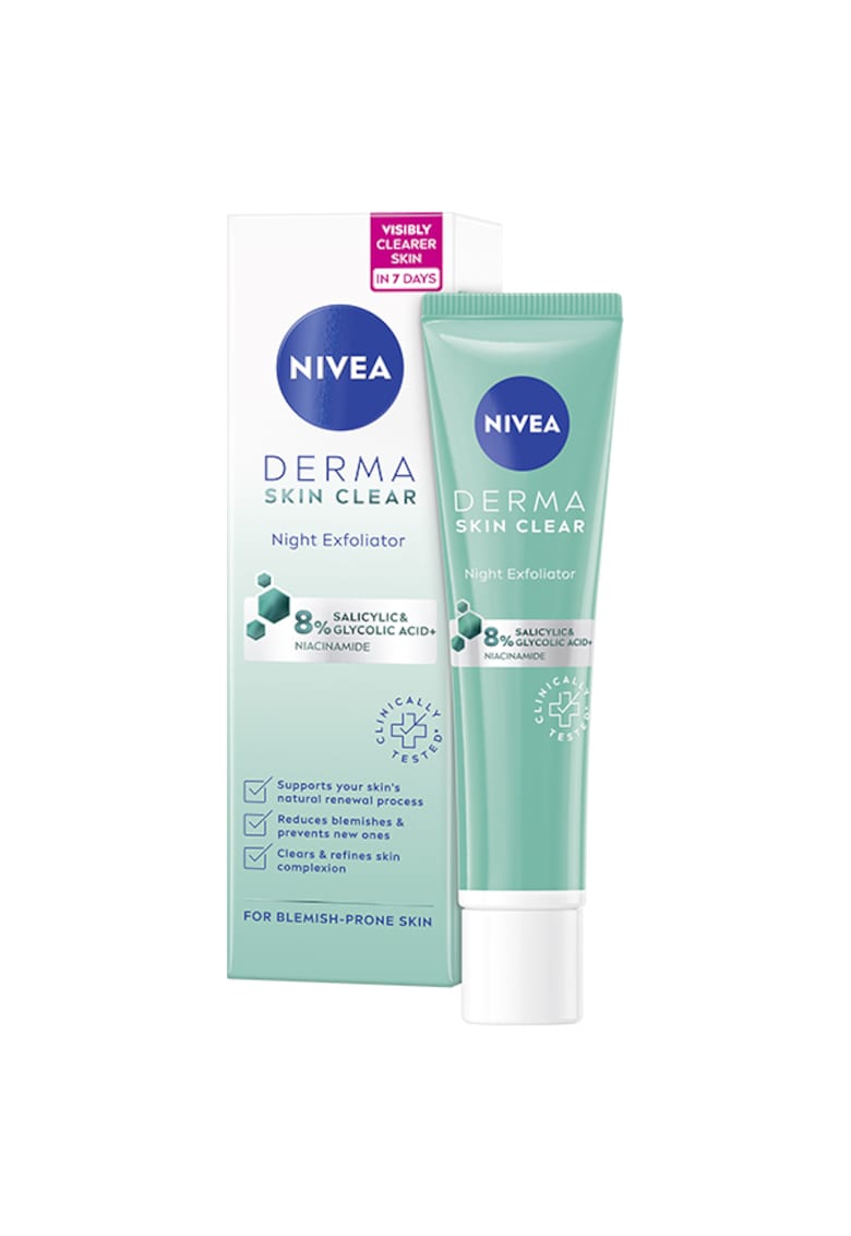 Tratament exfoliant pentru noapte Derma Skin Clear - 40 ml