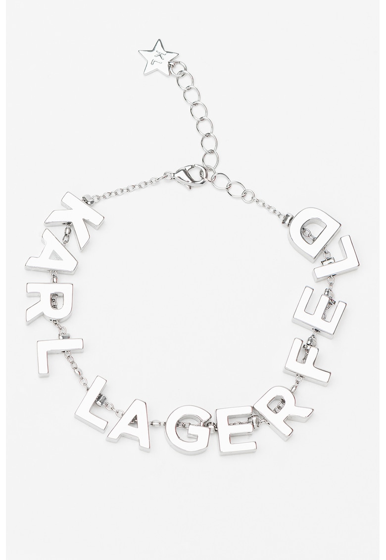 Karl Lagerfeld Гривна Karl с висулки с лого за Жени Karl Lagerfeld Гривна Karl с висулки с лого за Жени