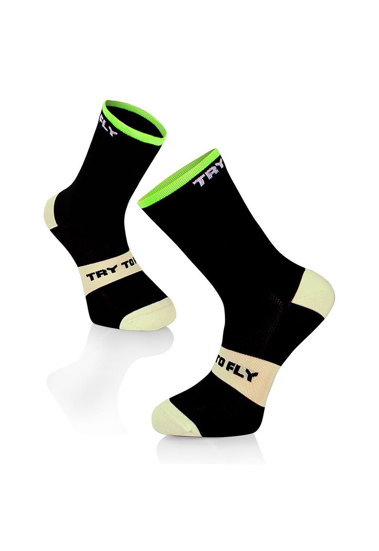 Sosete pentru ciclism CYCLING SOCKS Meryl® Skinlife Black-White