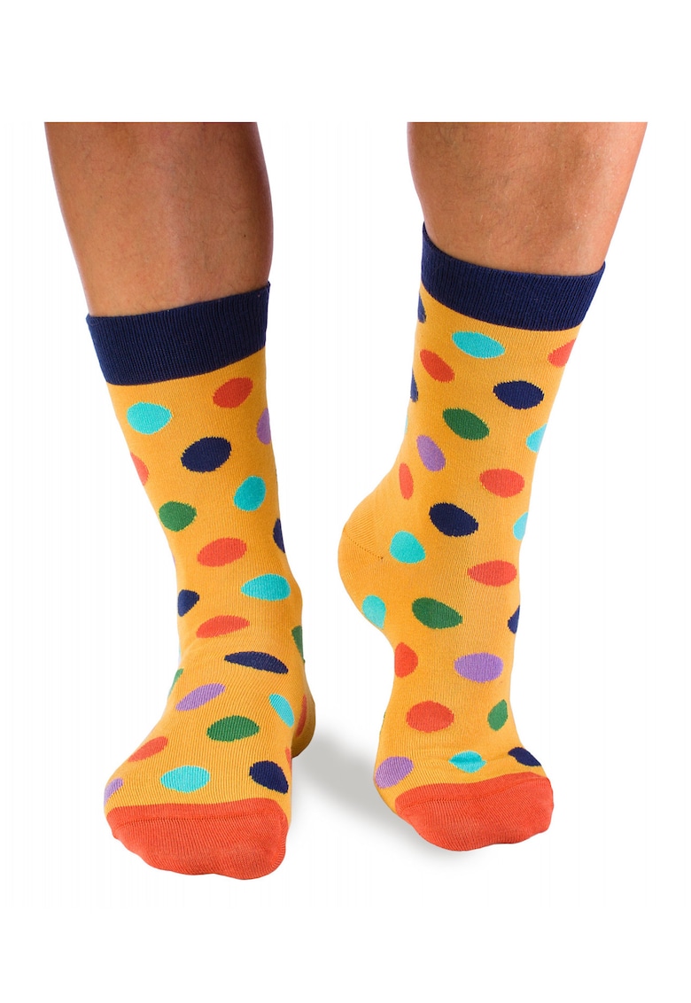 Sosete bambus buline Orange Yellow