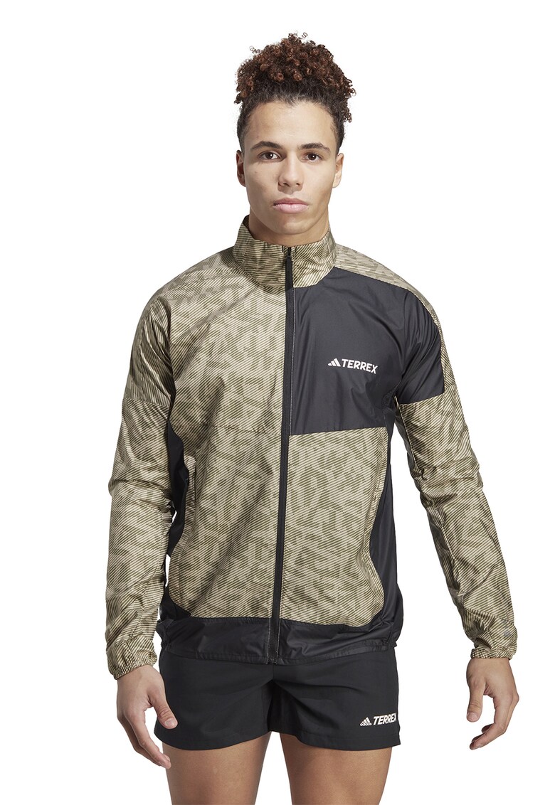 adidas Performance Яке за бягане с мрежести зони за Мъже adidas Performance Яке за бягане с мрежести зони за Мъже