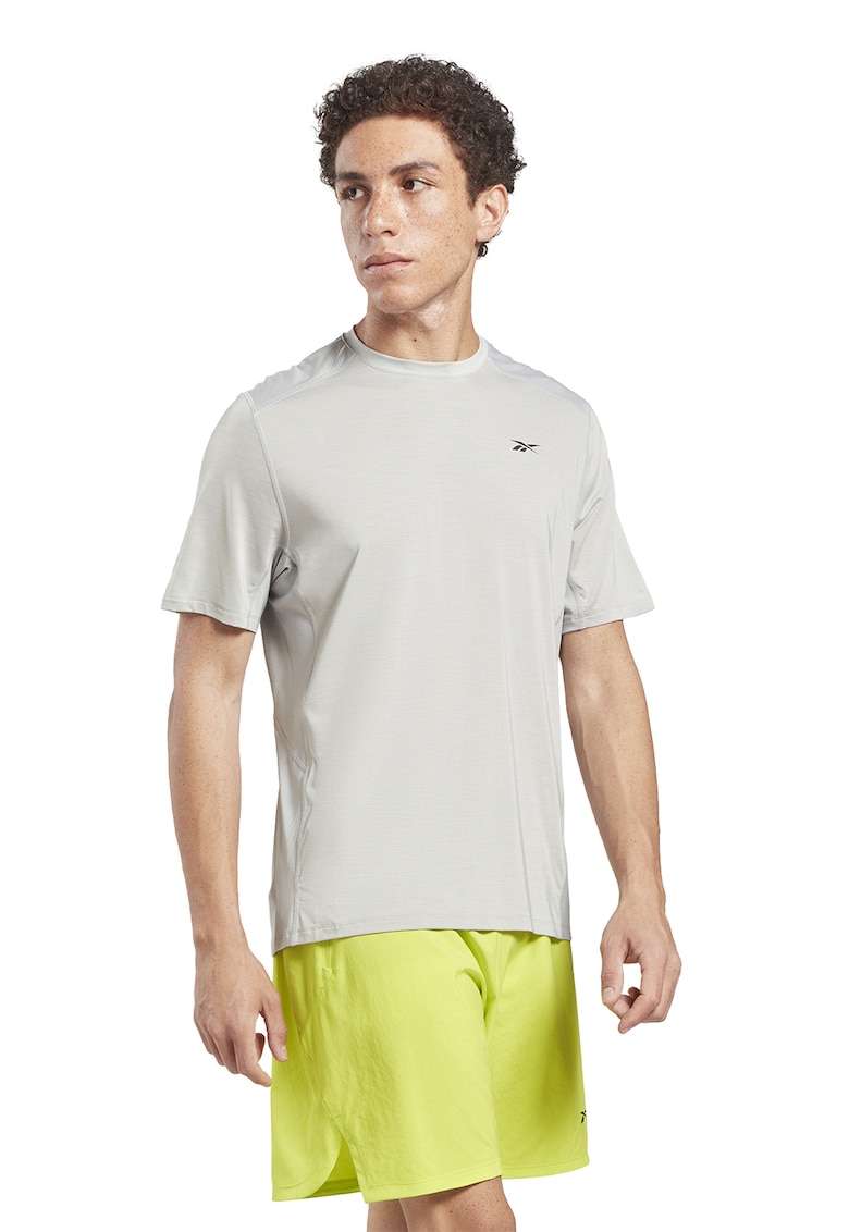 Tricou cu logo - pentru antrenament - Gri deschis
