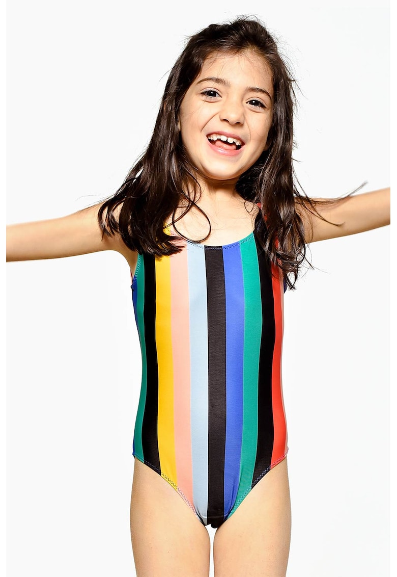 Costum de baie intreg in dungi