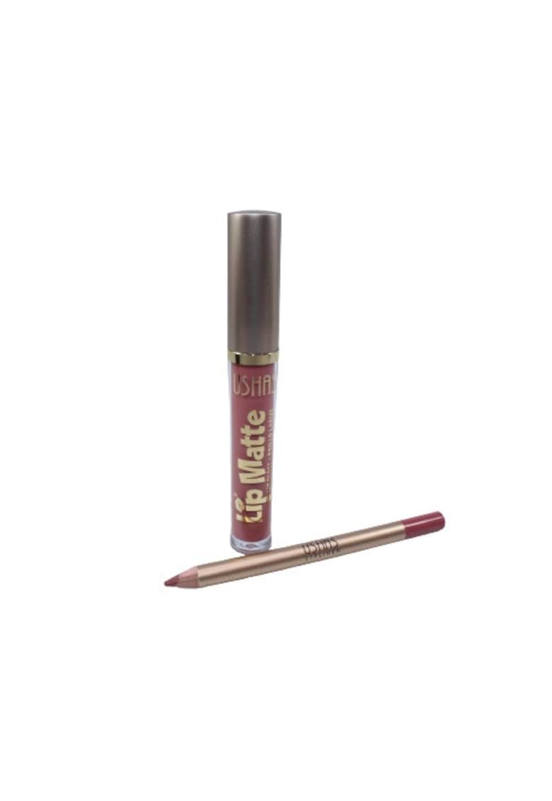 Set ruj de buze si creion - Matte - Waterproof - 31697