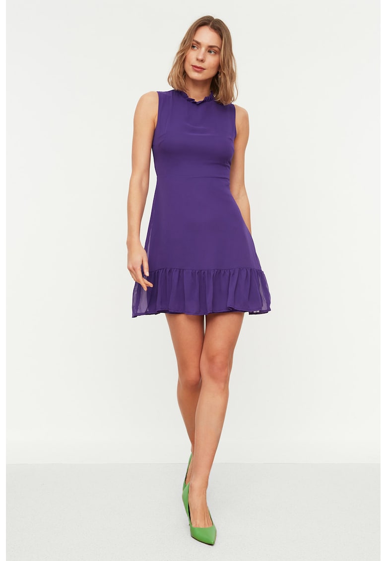 Rochie mini de sifon