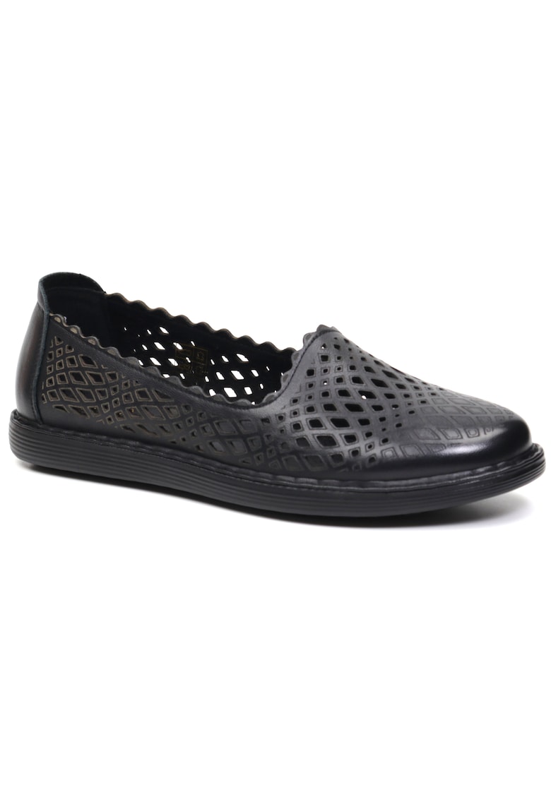 Pantofi perforati 3233 63 negru -