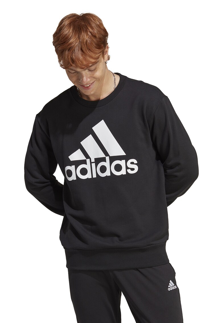 Bluza sport de bumbac cu logo Essentials