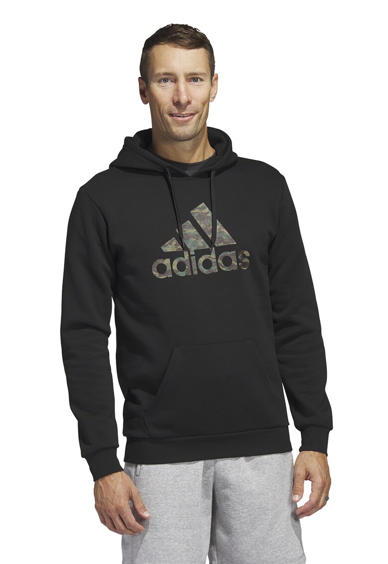 adidas Sportswear Худи с лого и джоб кенгуру за Мъже adidas Sportswear Худи с лого и джоб кенгуру за Мъже