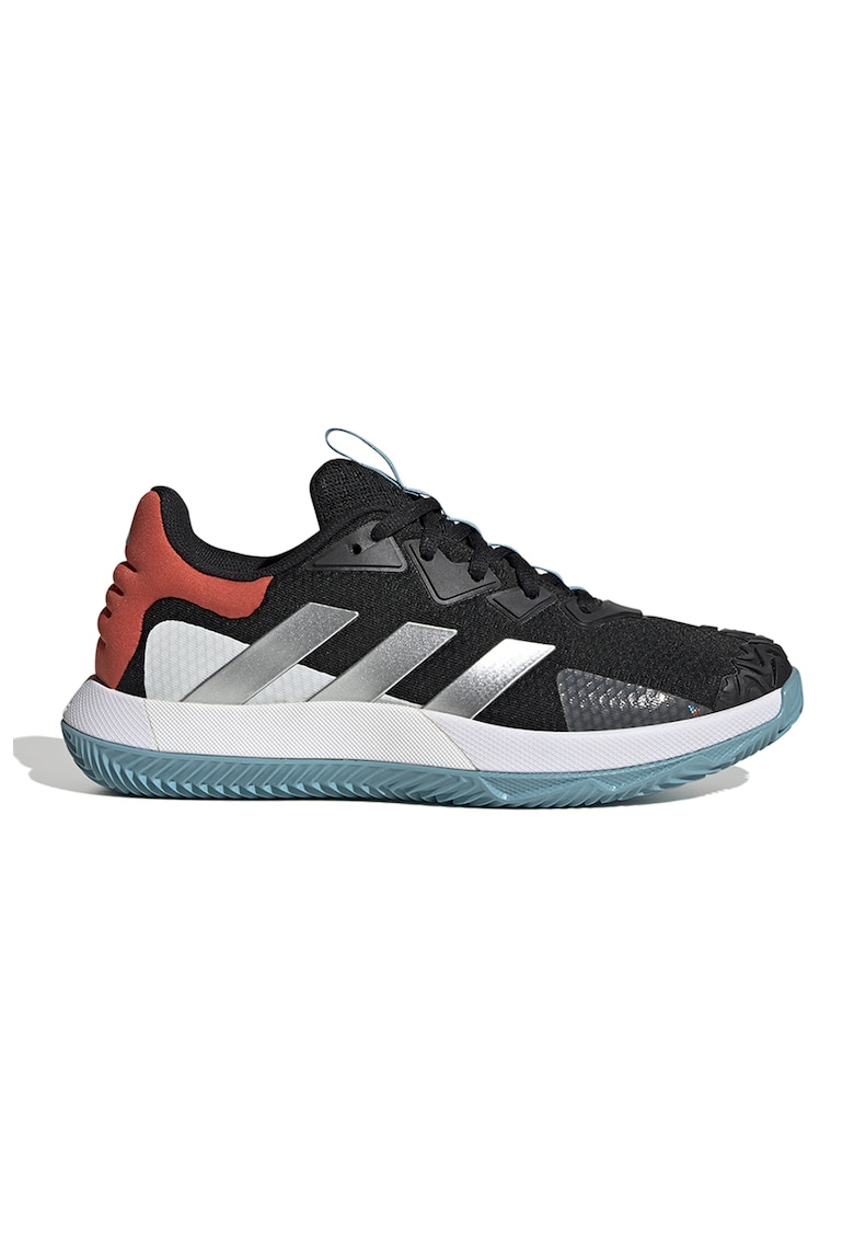 Pantofi low-cut pentru tenis SoleMatch Control M - Negru/Argintiu