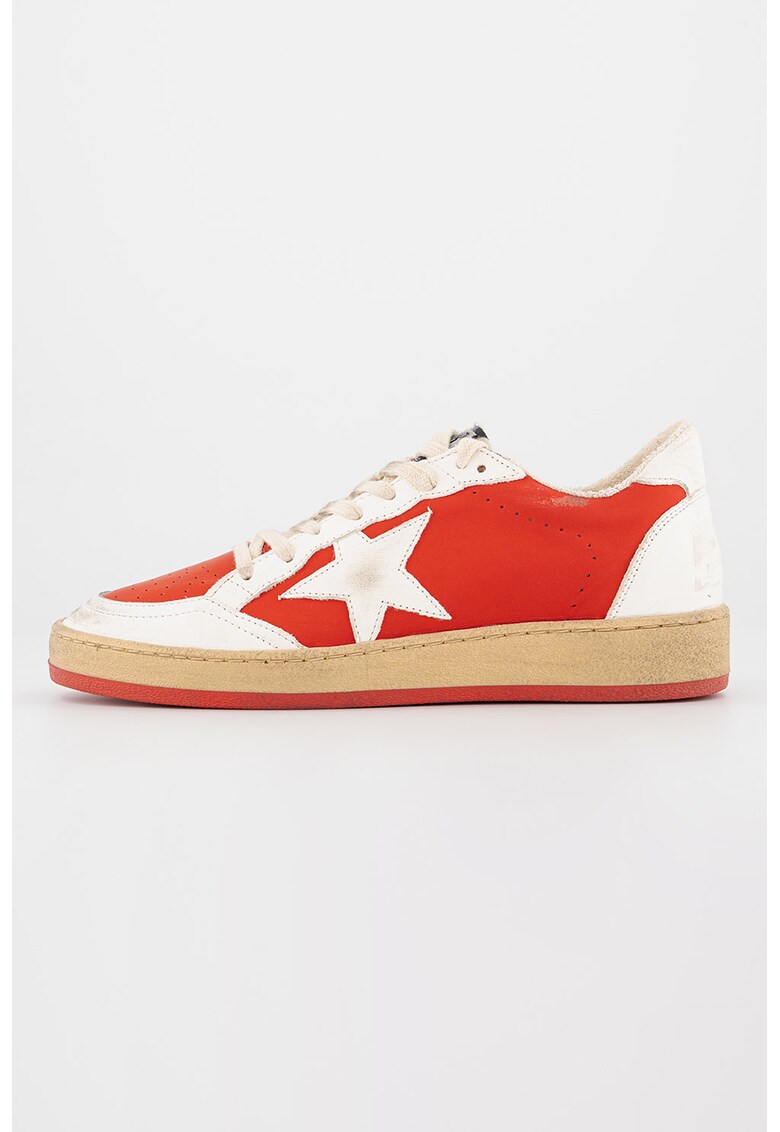 GOLDEN GOOSE Кожени спортни обувки с контрасти за Жени GOLDEN GOOSE Кожени спортни обувки с контрасти за Жени
