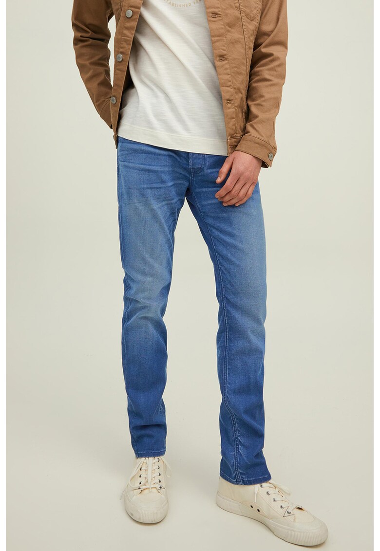 Jack Jones Дънки с органичен памук със захабен ефект за Мъже Jack Jones Дънки с органичен памук със захабен ефект за Мъже