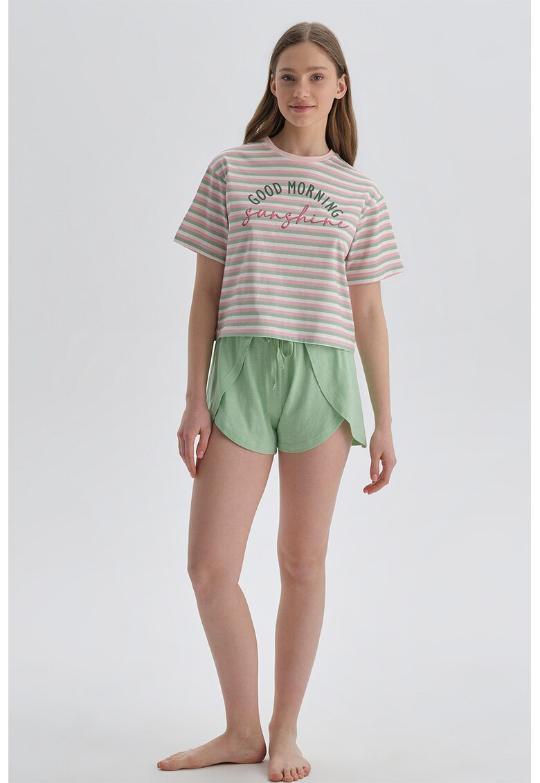Pijama scurta de bumbac