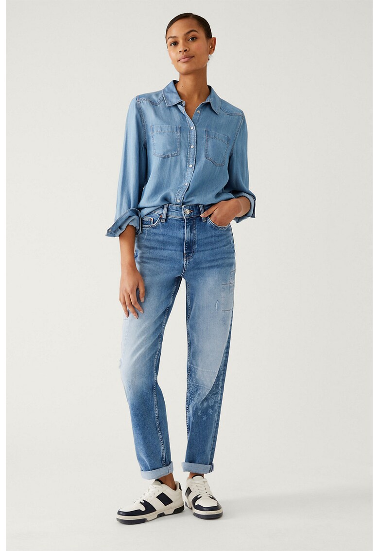 Marks Spencer Дънки Boyfriend над глезена за Жени Marks Spencer Дънки Boyfriend над глезена за Жени