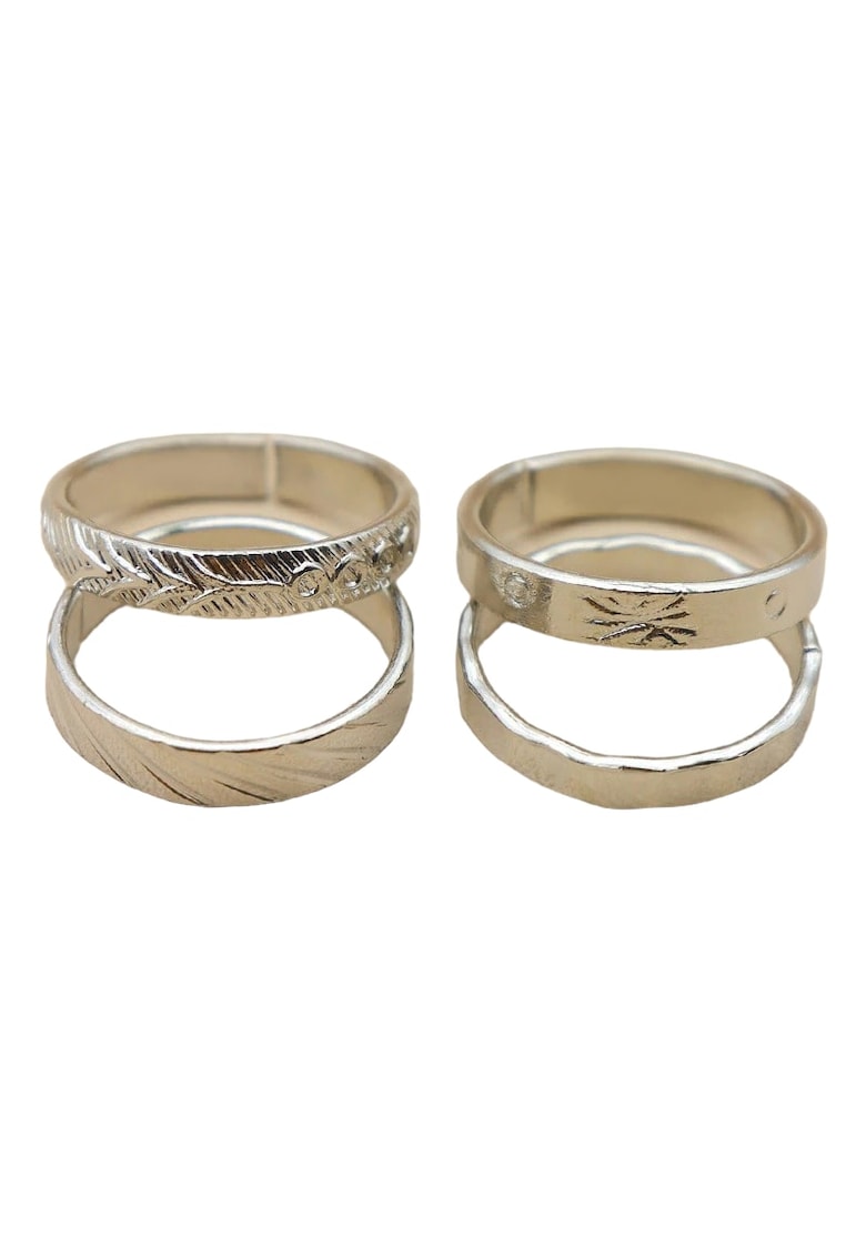 Set 4 inele argintii - diverse forme - Natalia C2 -
