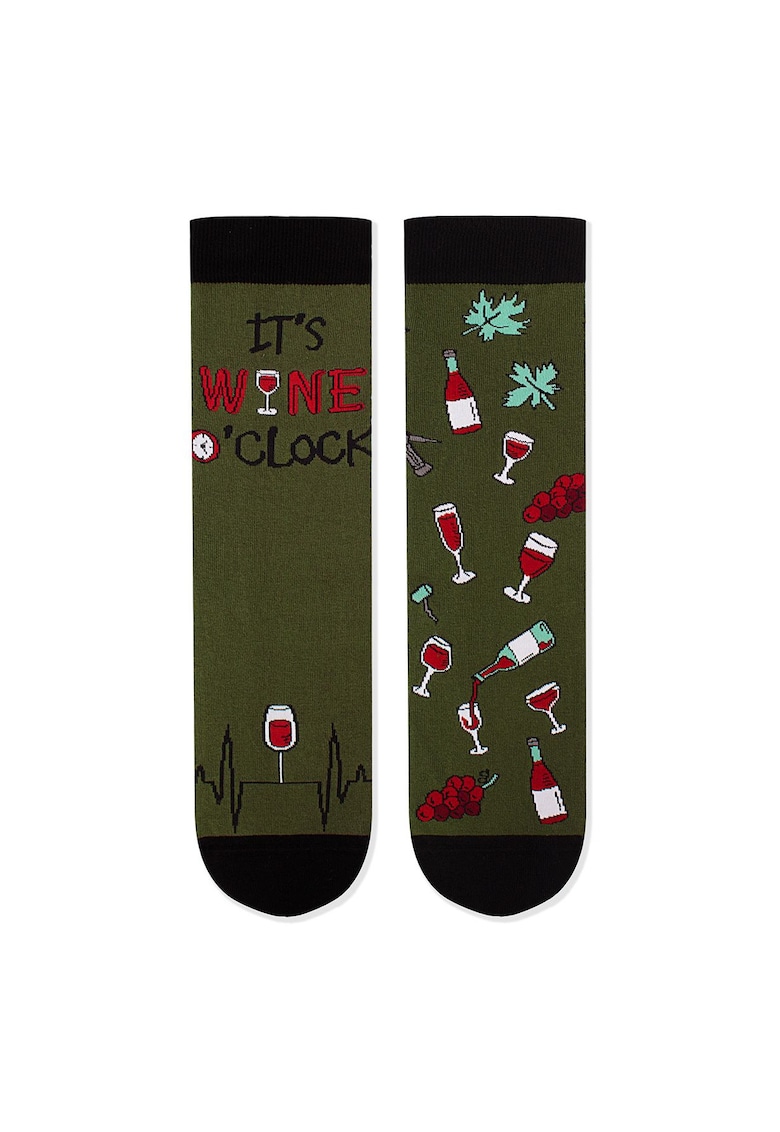 Sosete bumbac Arty Socks WINERY Khaki