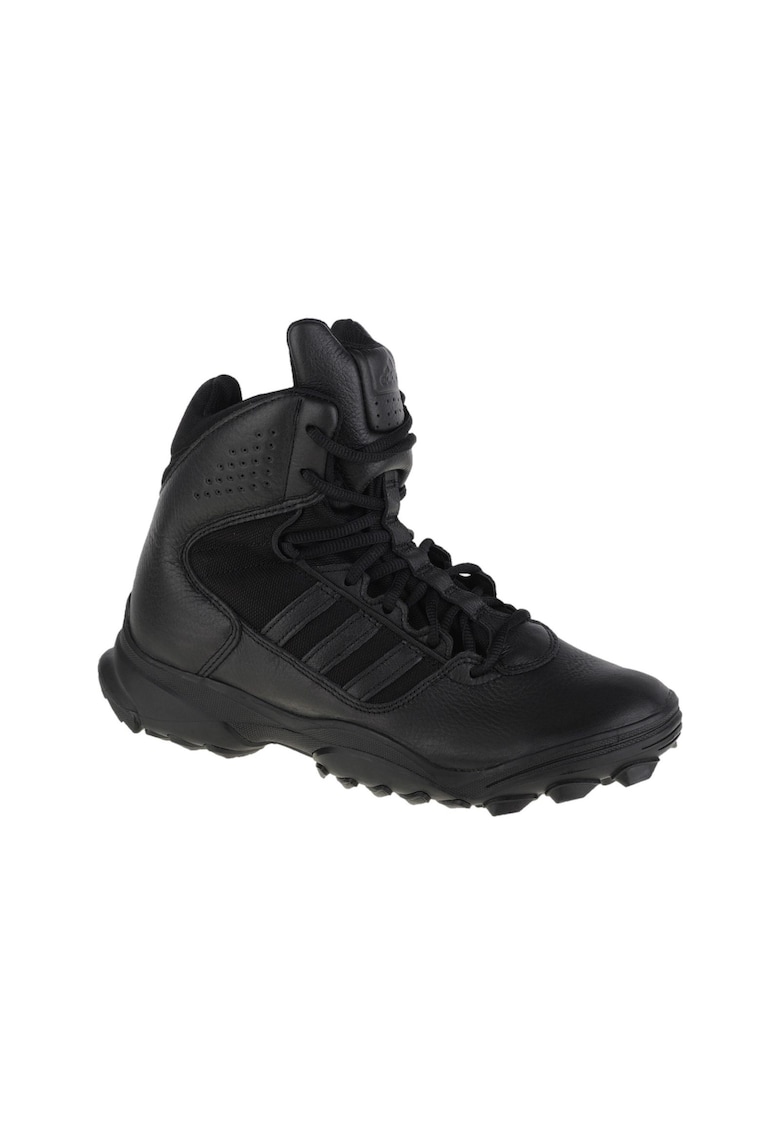 Ghete sport barbati - Piele naturala - Negru 33488 - Negru