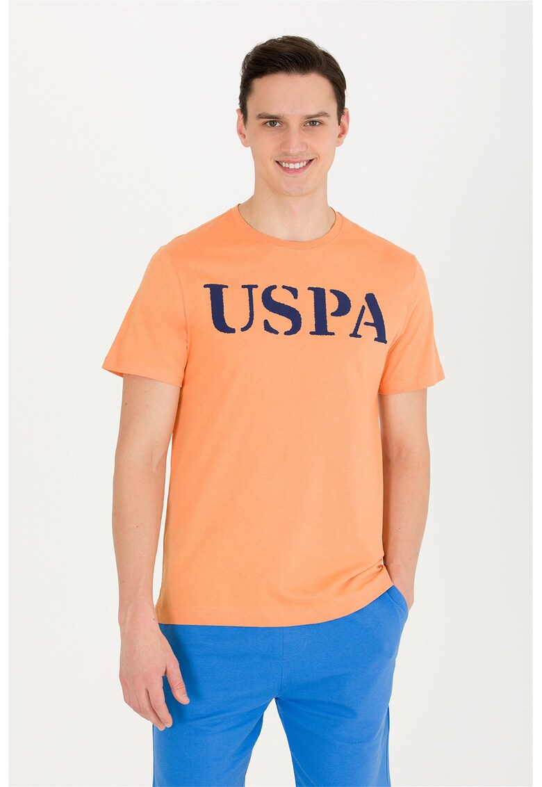 Tricou de bumbac cu imprimeu logo