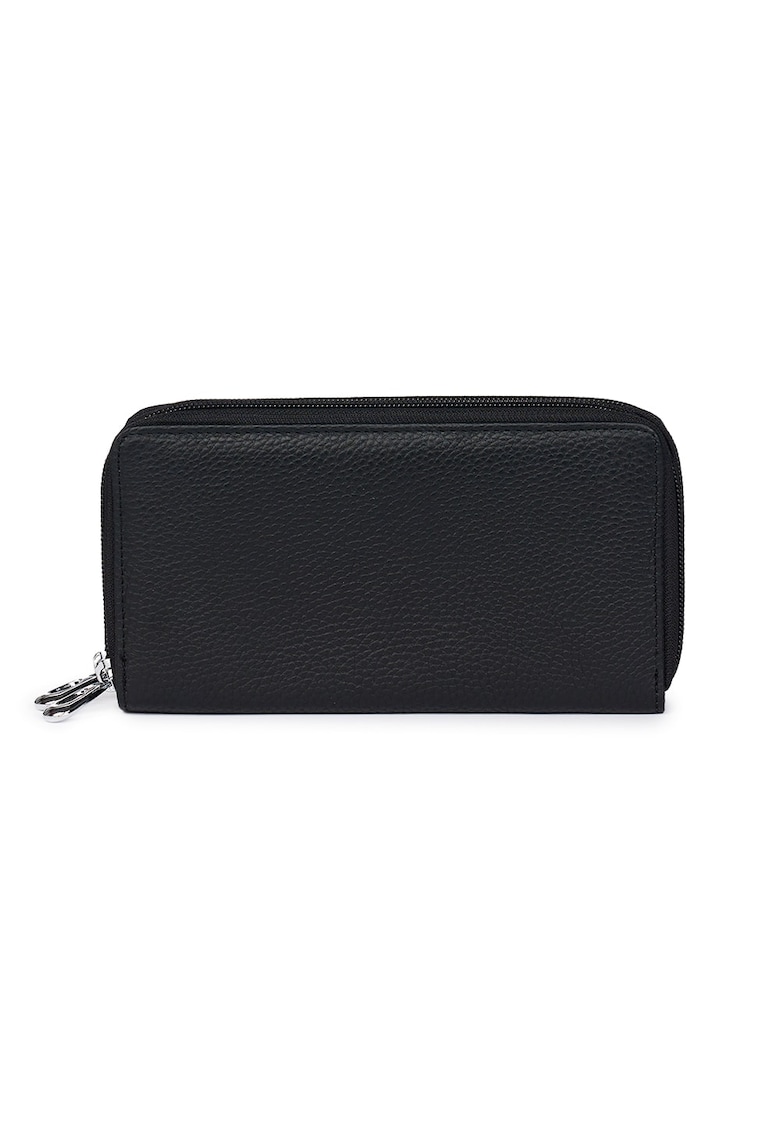 Portofel dama dublu din piele naturala Franco