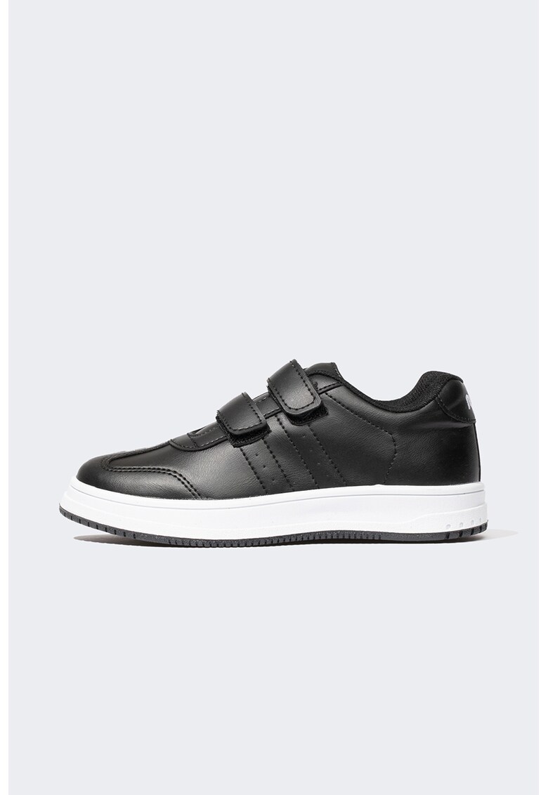 Pantofi sport din piele ecologica cu inchidere velcro