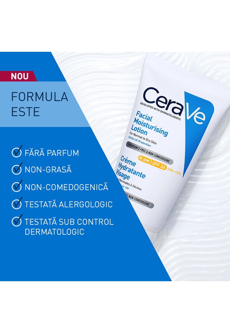 Crema hidratanta pentru fata am - cu ceramide - spf 30 - ten normal-uscat - 52 ml