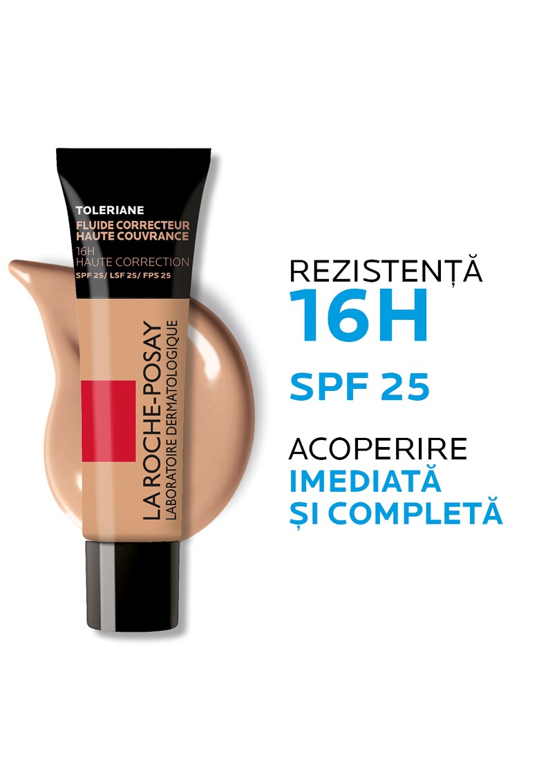 Fond de ten fluid corector cu SPF 25 pentru piele sensibila Toleriane - Nuanta 13 - 30 ml